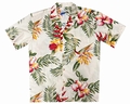 Original Hawaiihemd - Orchid Paradise Beige - Waimea Casual